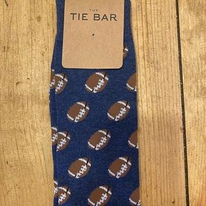 Tie Bar Fall Football Dress Socks